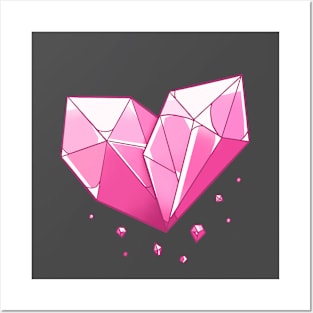 Crystal Heart Posters and Art